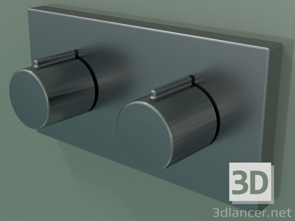 Modelo 3d Válvula de mistura de água termostática com regulador de fluxo (36 325 980-99) - preview