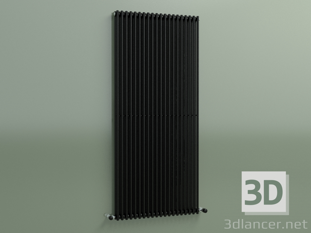 3d model Radiador vertical ARPA 2 (1520 20EL, Negro) - vista previa