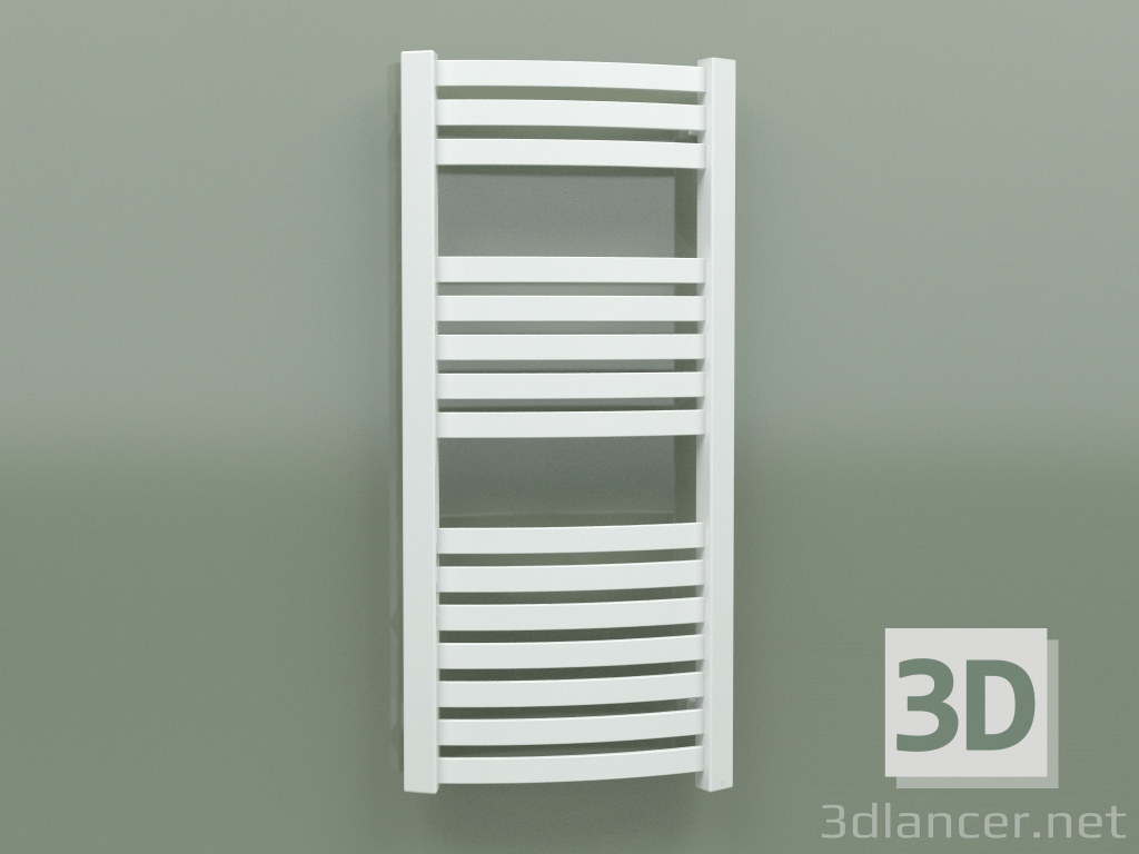 3d model Barra de toalla con calefacción Dexter One (WGDEN086040-S8, 860х400 mm) - vista previa