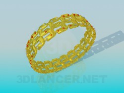 Pulsera plateado oro