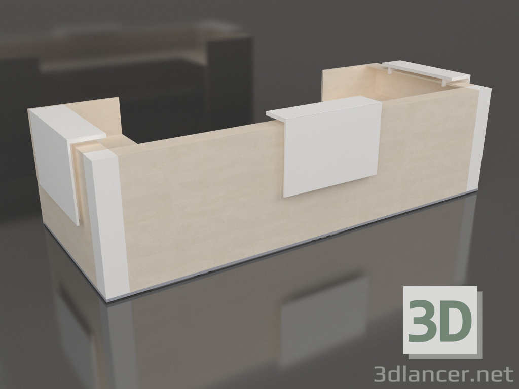 modèle 3D Bureau de réception Tera TRA131 (4154x1705) - preview