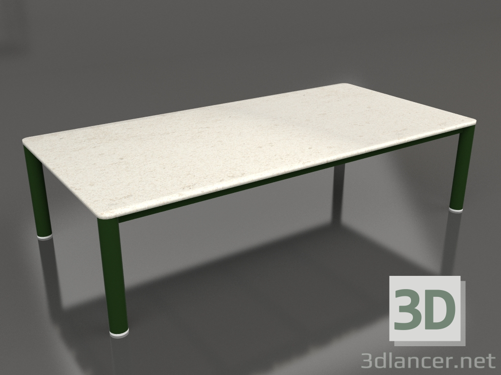 3D Modell Couchtisch 70×140 (Flaschengrün, DEKTON Danae) - Vorschau