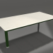 modello 3D Tavolino 70×140 (Verde bottiglia, DEKTON Danae) - anteprima