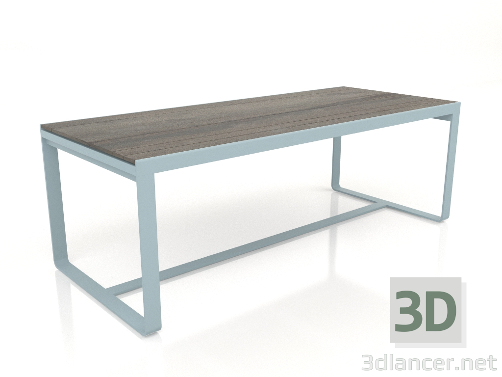 3d model Mesa de comedor 210 (DEKTON Radium, Azul grisáceo) - vista previa