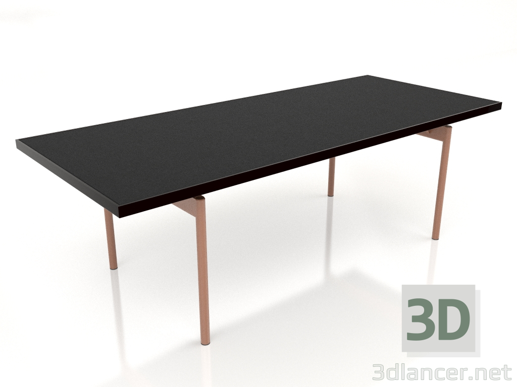 3d model Dining table (Black, DEKTON Domoos) - preview