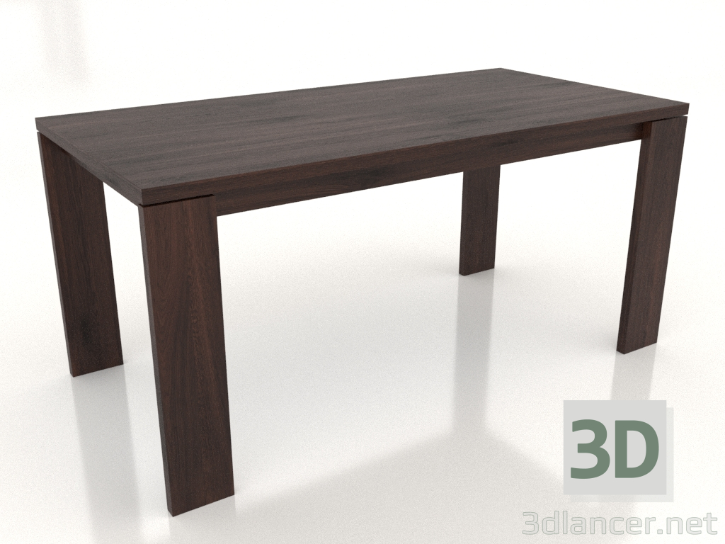 modèle 3D Table à manger BLANK 1600x800x750 mm (chêne wengé) - preview
