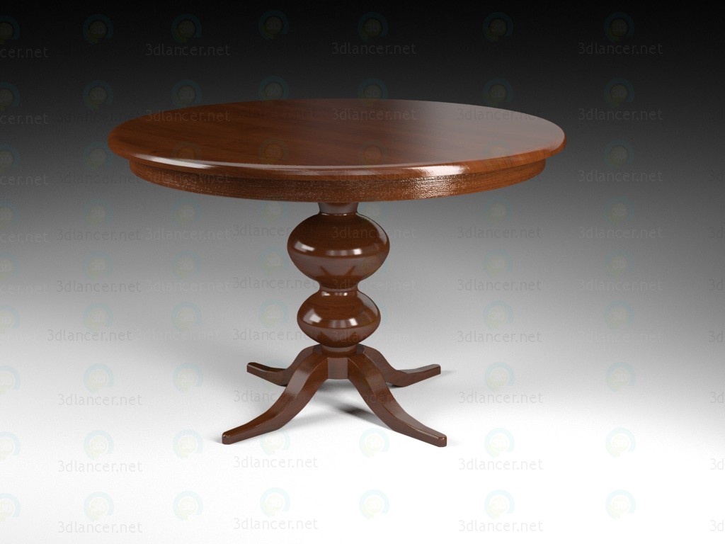 3D modeli round_table - önizleme