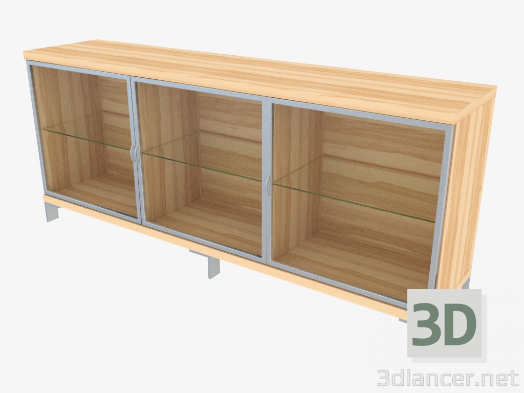 3D Modell Dreiteiliges Buffet (150-21-2) - Vorschau