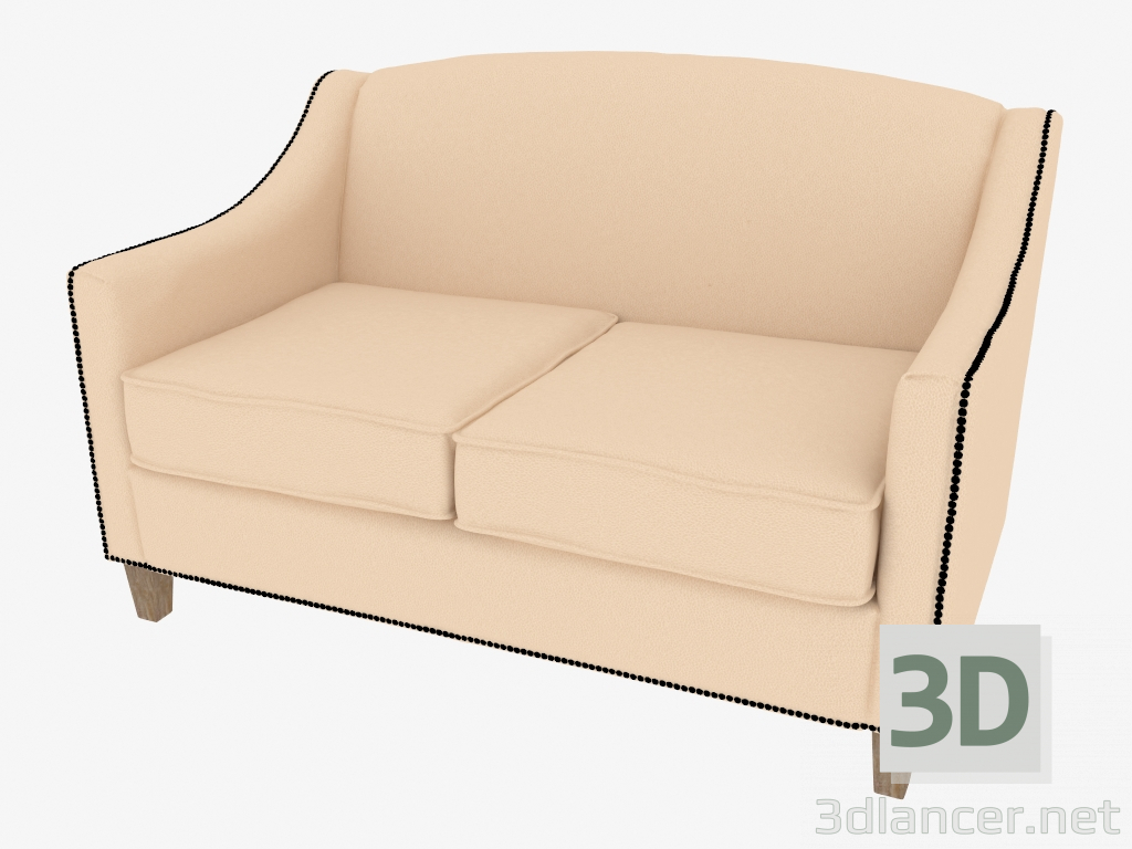 3d model Sofá 52 Rockford (Doble) - vista previa