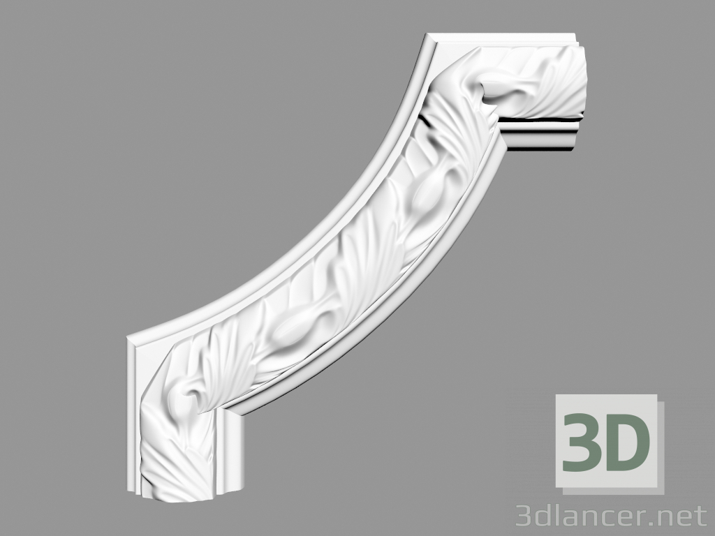 3D modeli Açı (MDU8) - önizleme