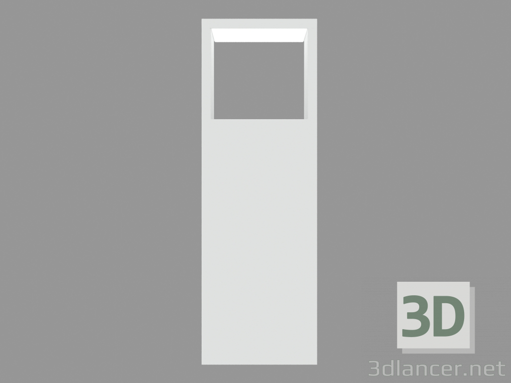 3d модель Светильник-столбик MICROCOOL SQUARE BOLLARD (S7287W) – превью