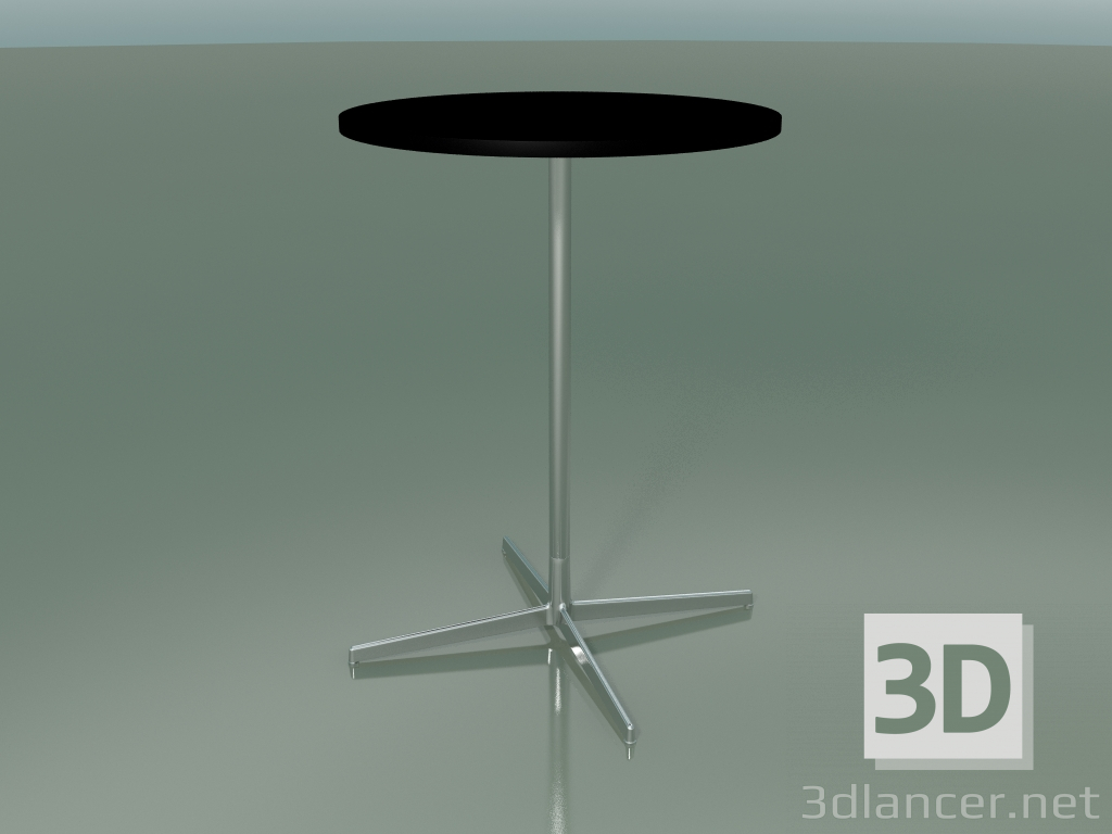 Modelo 3d Mesa redonda 5523, 5543 (H 105 - Ø 79 cm, preto, LU1) - preview