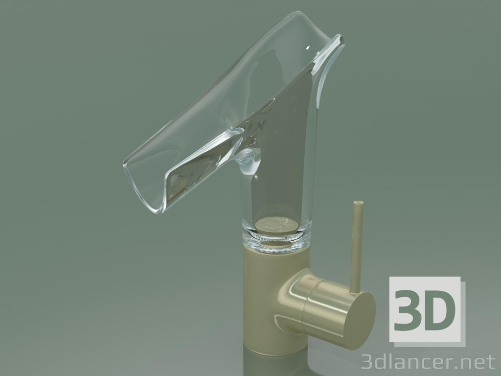 3d model Single lever basin mixer 140 with glass spout (12116990) - preview