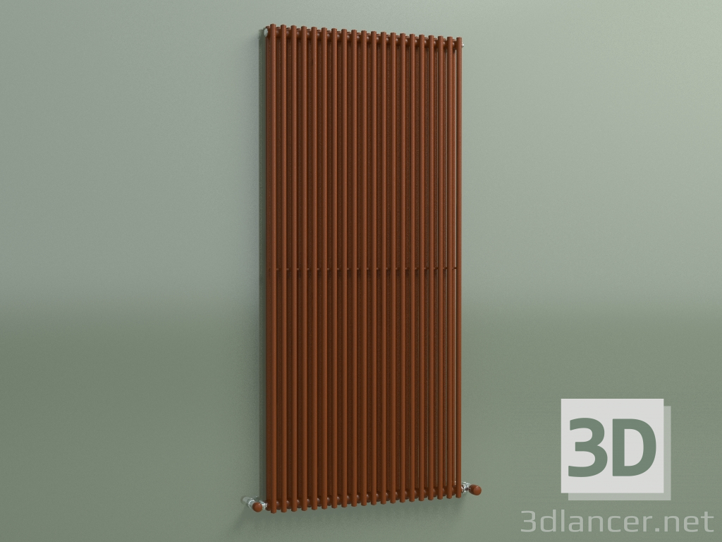 Modelo 3d Radiador vertical ARPA 2 (1520 20EL, ferrugem marrom) - preview