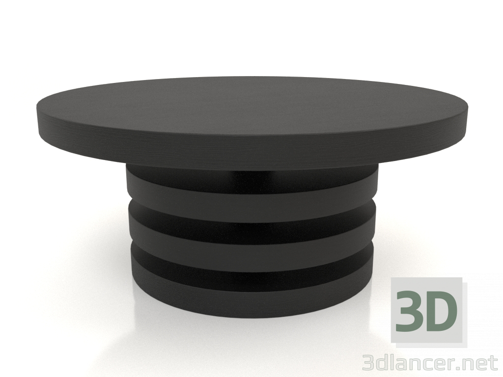 Modelo 3d Mesa de centro JT 04 (D=800x350, madeira preta) - preview