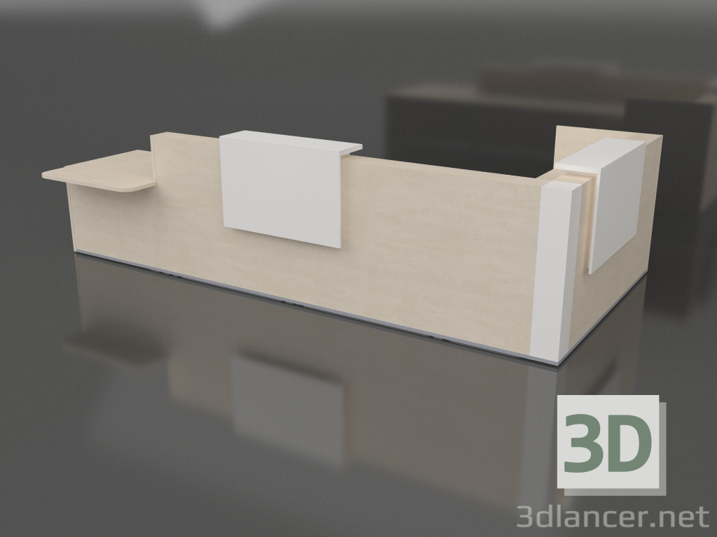 modèle 3D Bureau de réception Tera TRA44L (4256x2046) - preview