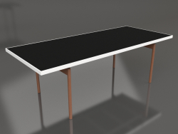 Dining table (White, DEKTON Domoos)