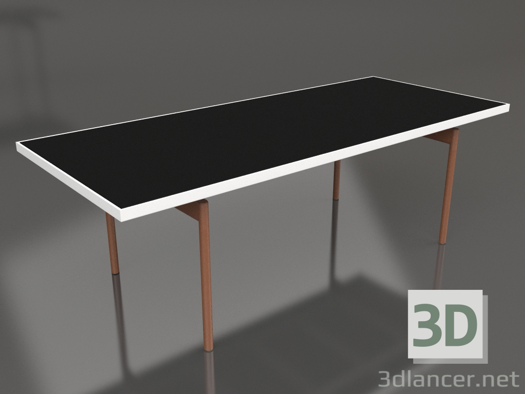 3d model Mesa de comedor (Blanco, DEKTON Domoos) - vista previa