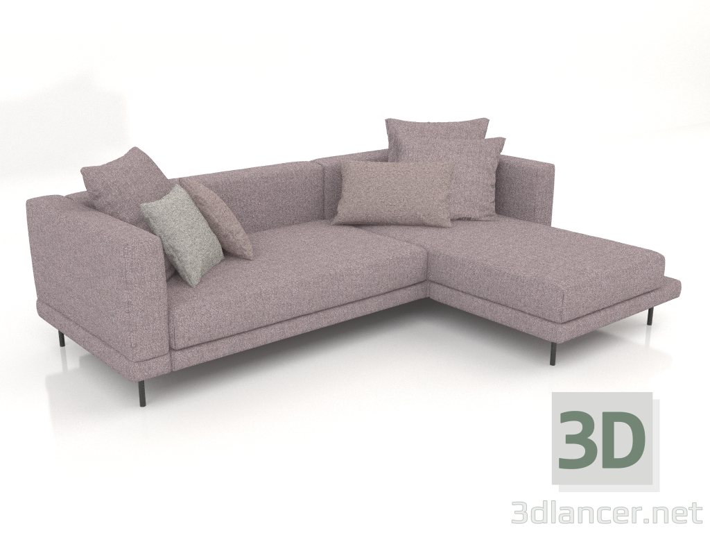 modello 3D Divano Carol 2560 x 1800 (Baqueria 9) - anteprima