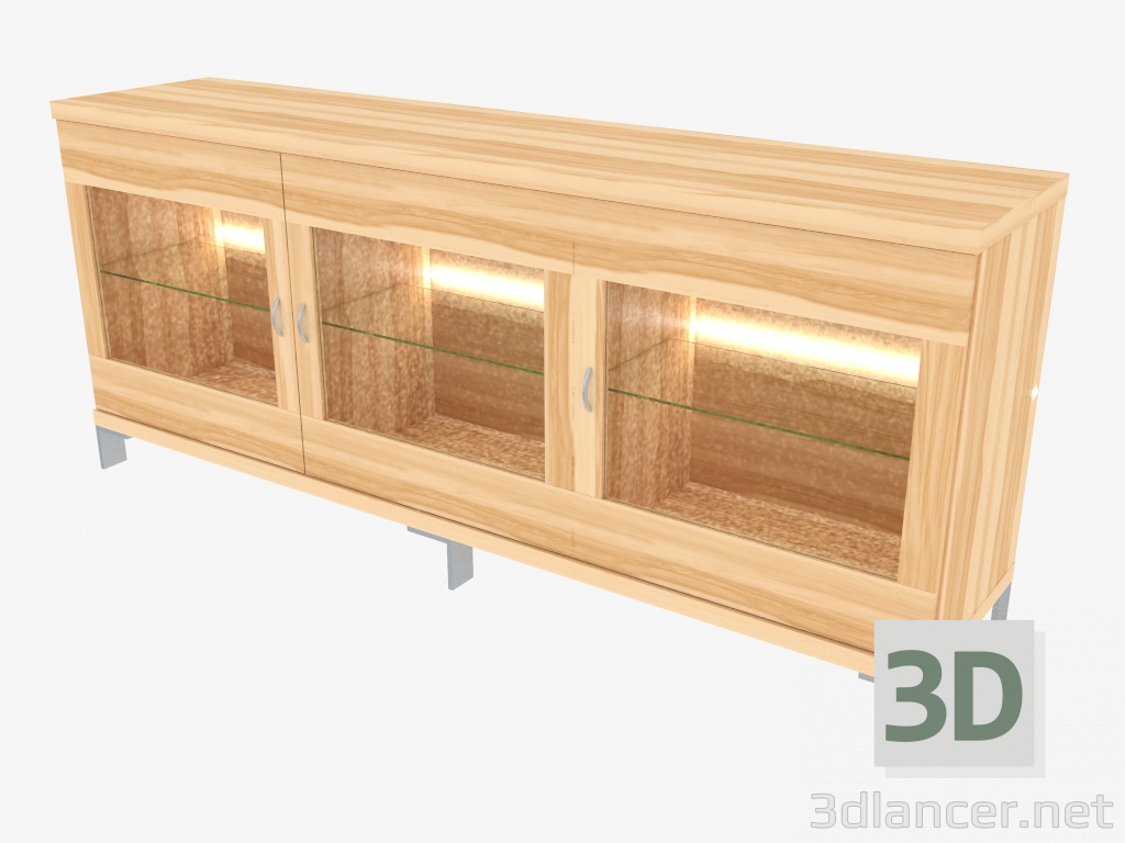 modèle 3D Buffet à trois sections (150-21-3) - preview