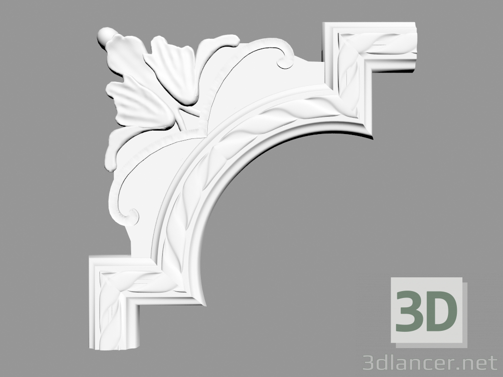 modello 3D Angolo (MDU10) - anteprima