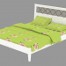 3d model Double bed - preview