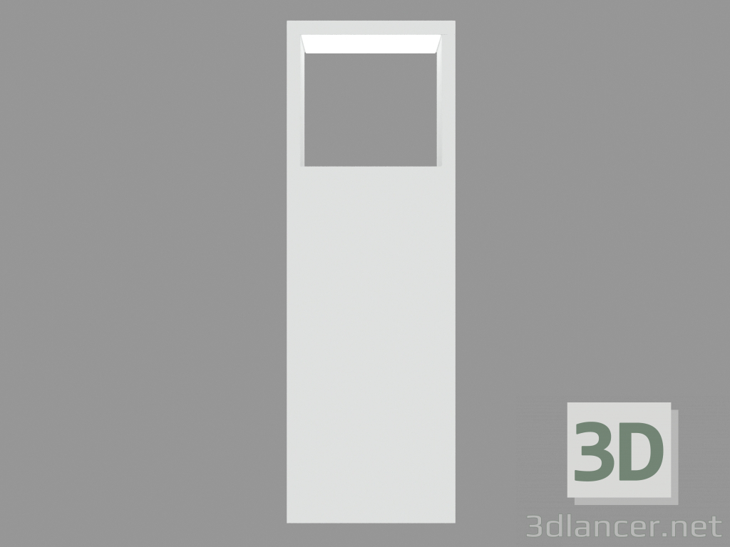 3d модель Світильник-стовпчик MINICOOL SQUARE BOLLARD (S7286W) – превью