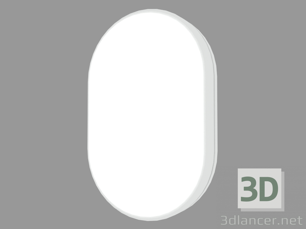 3D Modell Wandleuchte VEDO OVAL MIT RING (S6709) - Vorschau