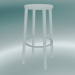 3d model Stool BLOCCO stool (8500-00 (76 cm), ash white, sanded aluminum) - preview