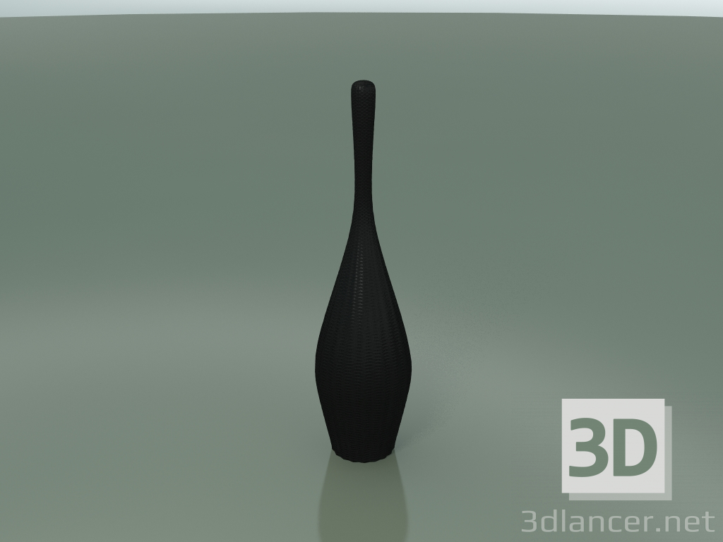 3d model Lámpara de pie (Bolla S, negra) - vista previa