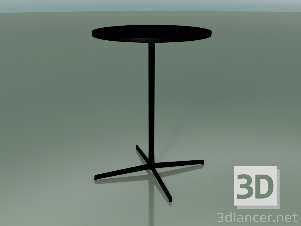 3d model Round table 5523, 5543 (H 105 - Ø 79 cm, Black, V39) - preview