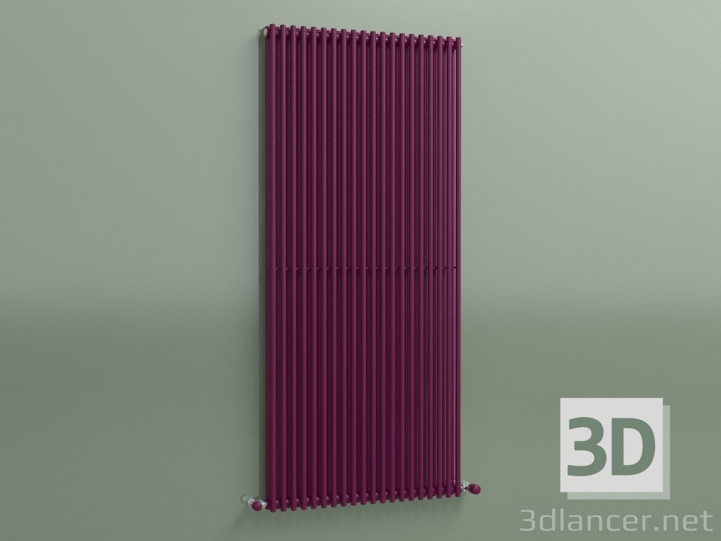 3d model Radiador vertical ARPA 2 (1520 20EL, Purple trafic) - vista previa