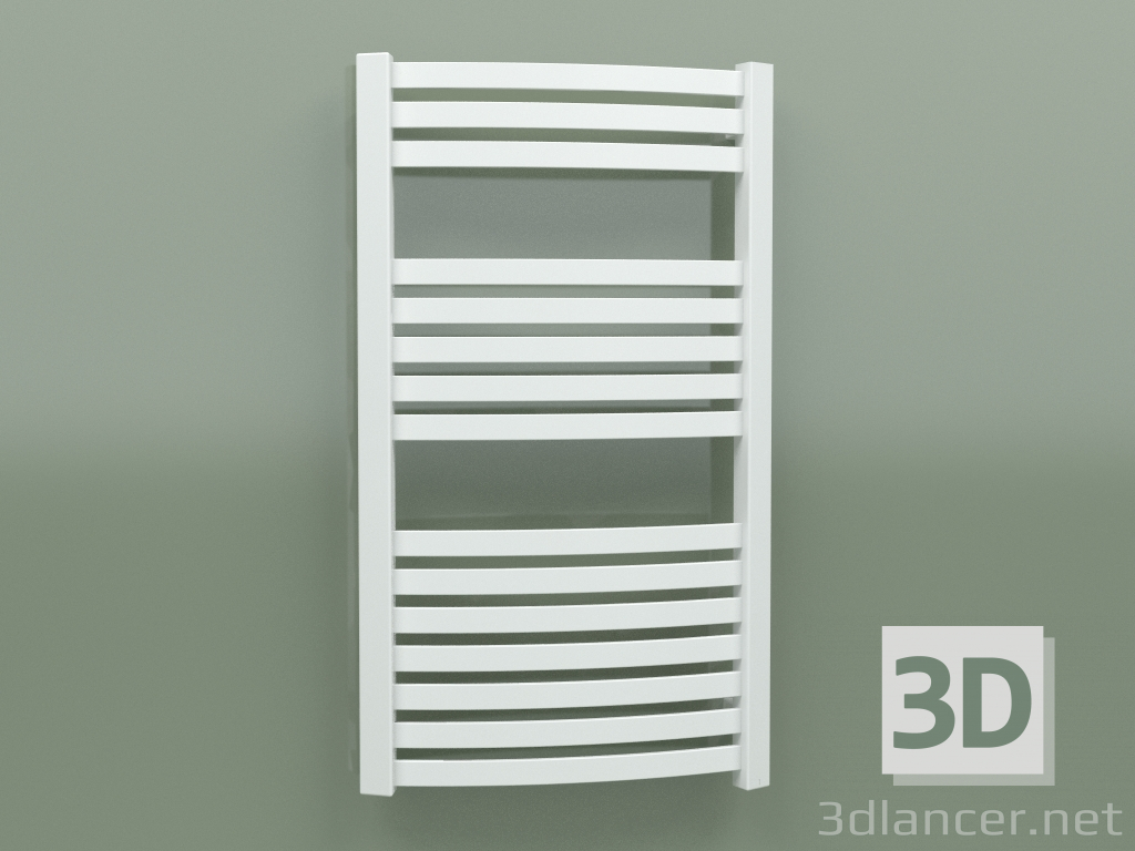 3d model Barra de toalla con calefacción Dexter One (WGDEN086050-S8, 860х500 mm) - vista previa