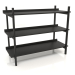 3d model Rack ST 02 (1000x400x800, madera negra) - vista previa