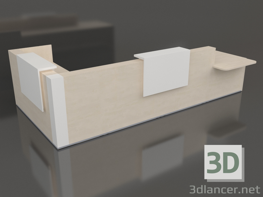 modello 3D Banco reception Tera TRA44P (4256x2046) - anteprima