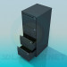 3d model Bedside table with drawers - preview