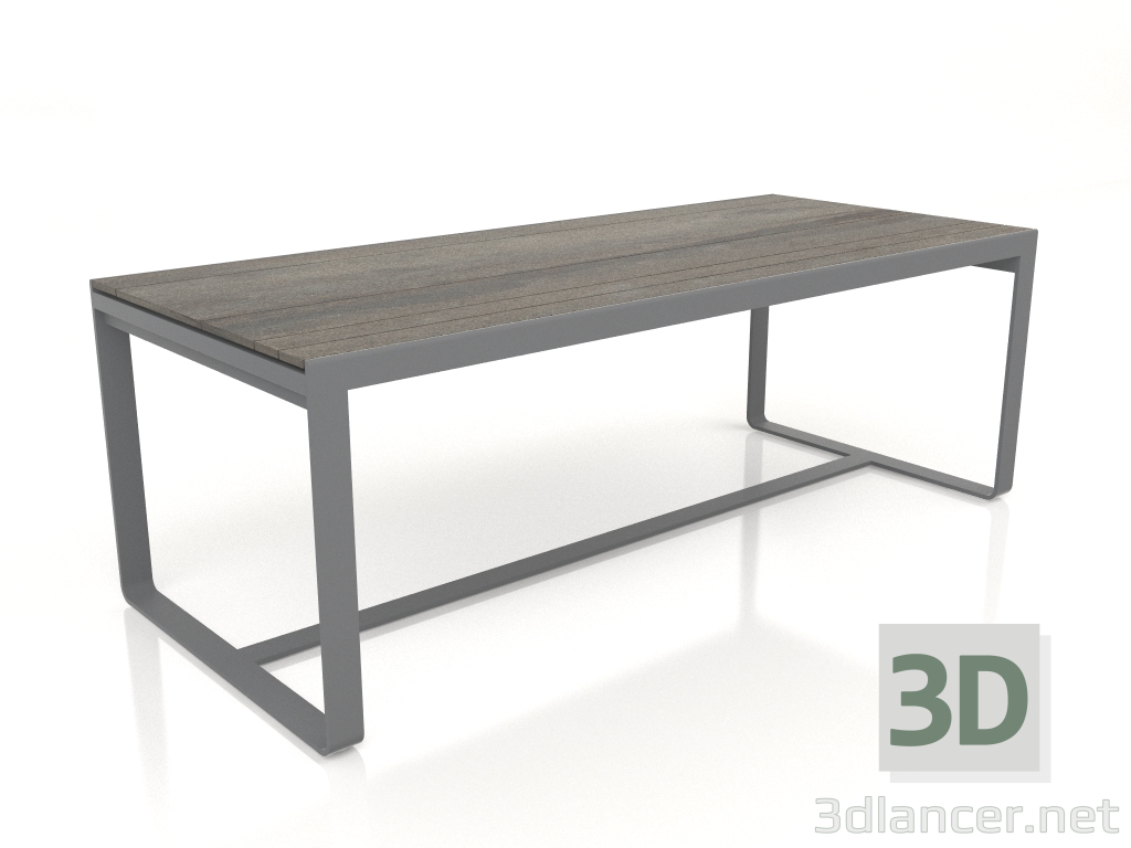 3d модель Стол обеденный 210 (DEKTON Radium, Anthracite) – превью