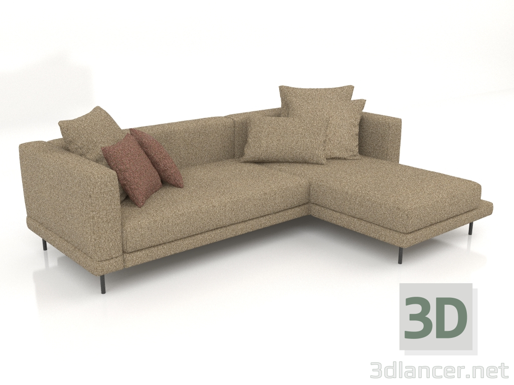 modello 3D Divano Carol 2560 x 1800 (Bengasi 05) - anteprima