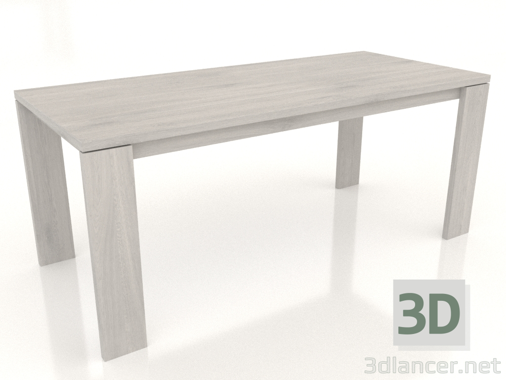 modèle 3D Table à manger BLANK 1800x800x750 mm (chêne blanchi) - preview