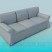 3d model Sofá - vista previa