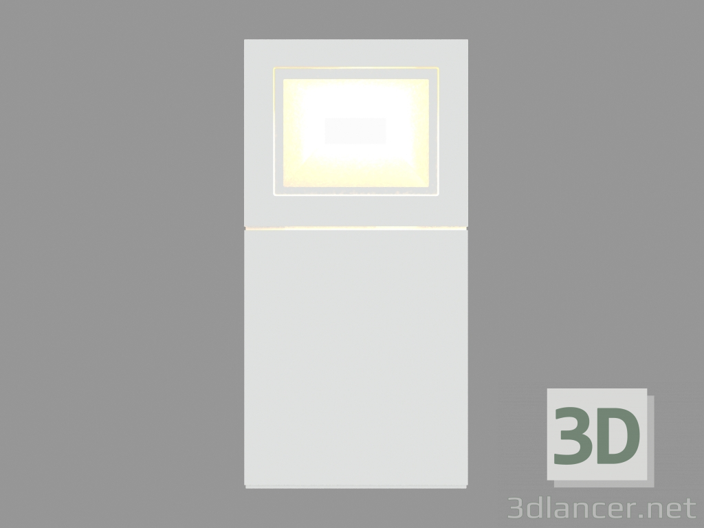 3d model Columna de luz CUBIKS 4 VENTANAS 35 cm (S5331) - vista previa