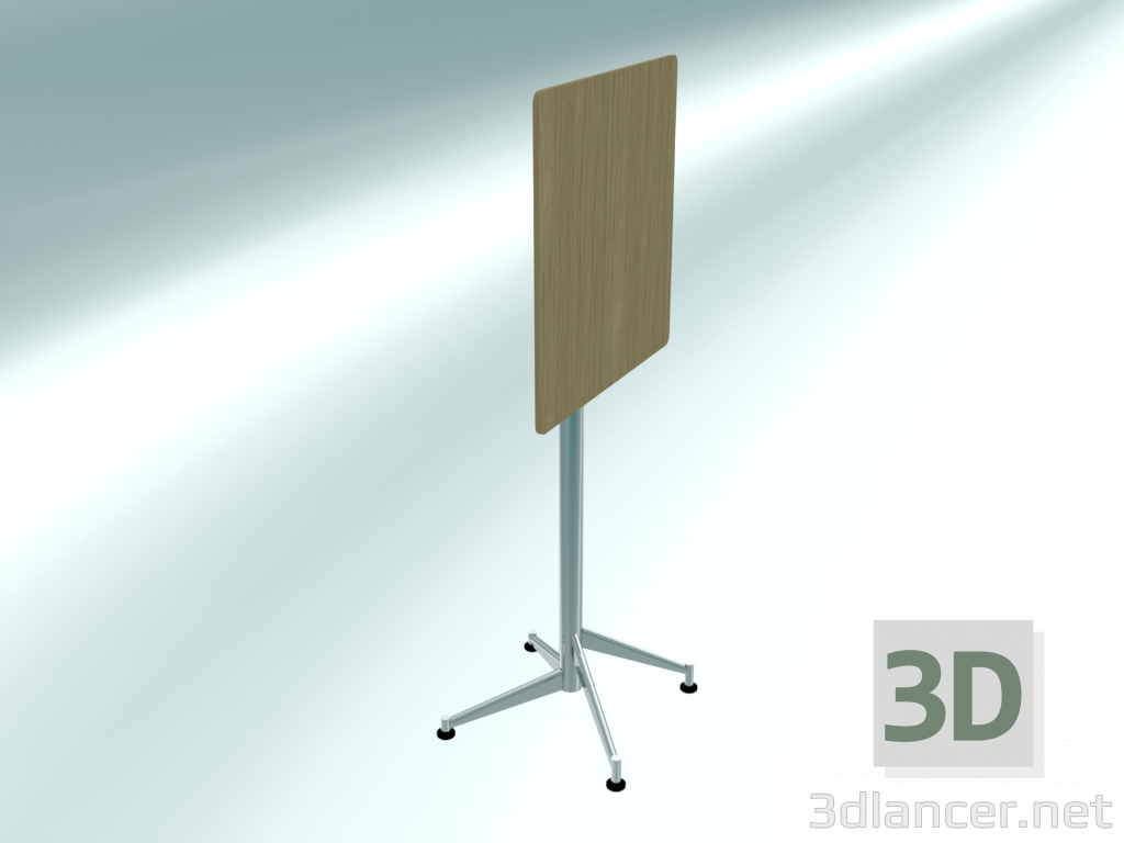 3D Modell Klappbarer Stehtisch SELTZ hoch (60X60 H110 gefaltet) - Vorschau