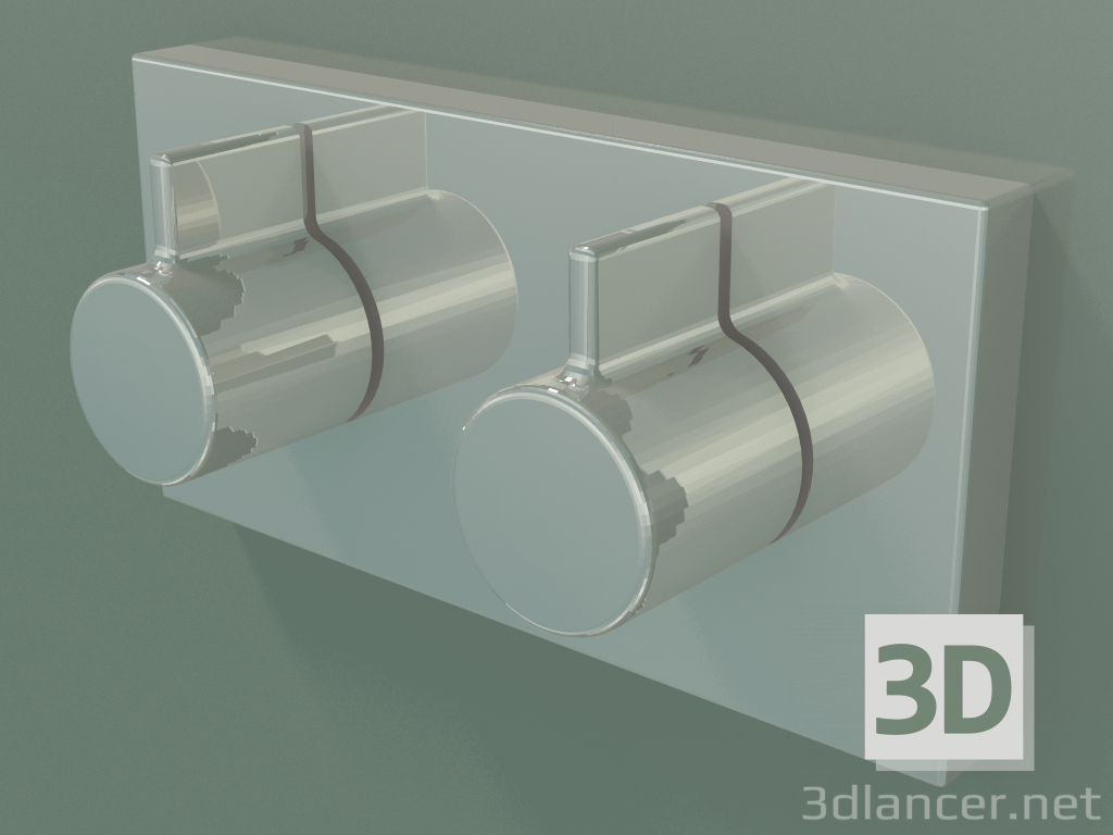 3D Modell Thermostatisches Wassermischventil mit Durchflussregelung (36 325 985-08) - Vorschau