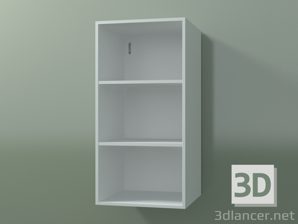 3d model Armario alto de pared (8DUBBD01, Glacier White C01, L 36, P 36, H 72 cm) - vista previa