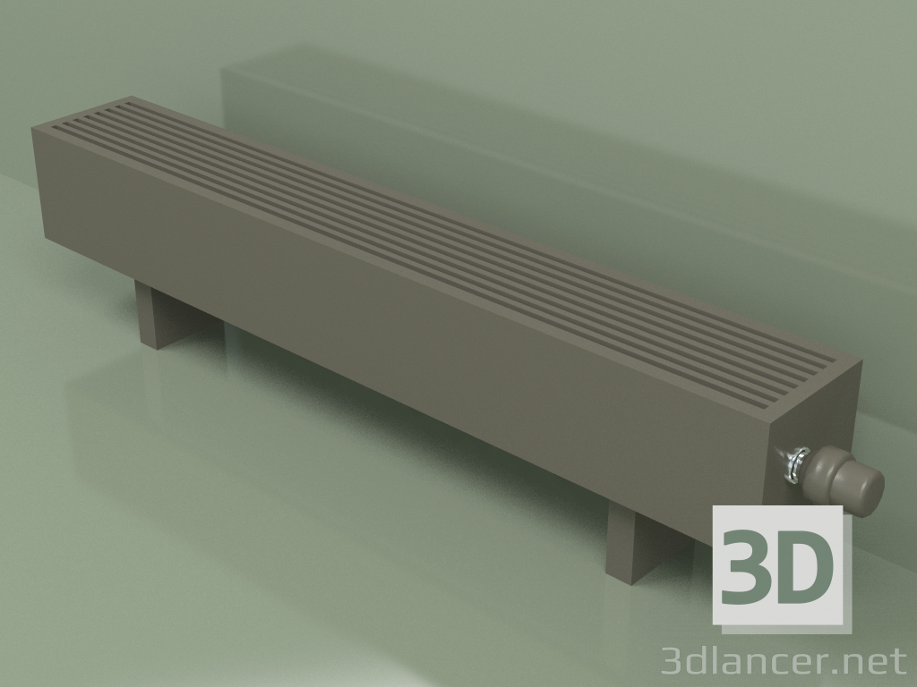 Modelo 3d Convector - Aura Basic (140x1000x146, RAL 7013) - preview