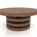 3d model Coffee table JT 04 (D=800x350, wood brown light) - preview