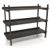 3d model Rack ST 02 (1000х400х800, wood brown dark) - preview