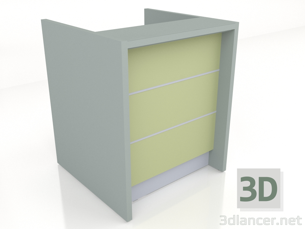 modèle 3D Banque d'accueil Valde LAV95L (920x917) - preview