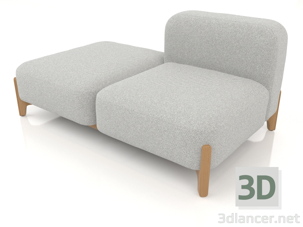 Modelo 3d Sofá modular (composição 02) - preview