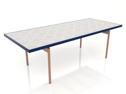 Table à manger (Bleu nuit, DEKTON Kreta)